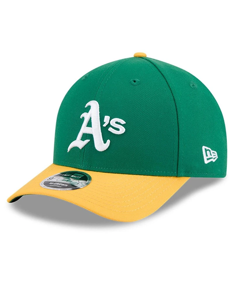 New Era Men's Green/Gold Athletics Baseball Hall of Fame 9FORTY M-Crown Adjustable Hat