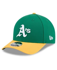 New Era Men's Green/Gold Athletics Baseball Hall of Fame 9FORTY M-Crown Adjustable Hat