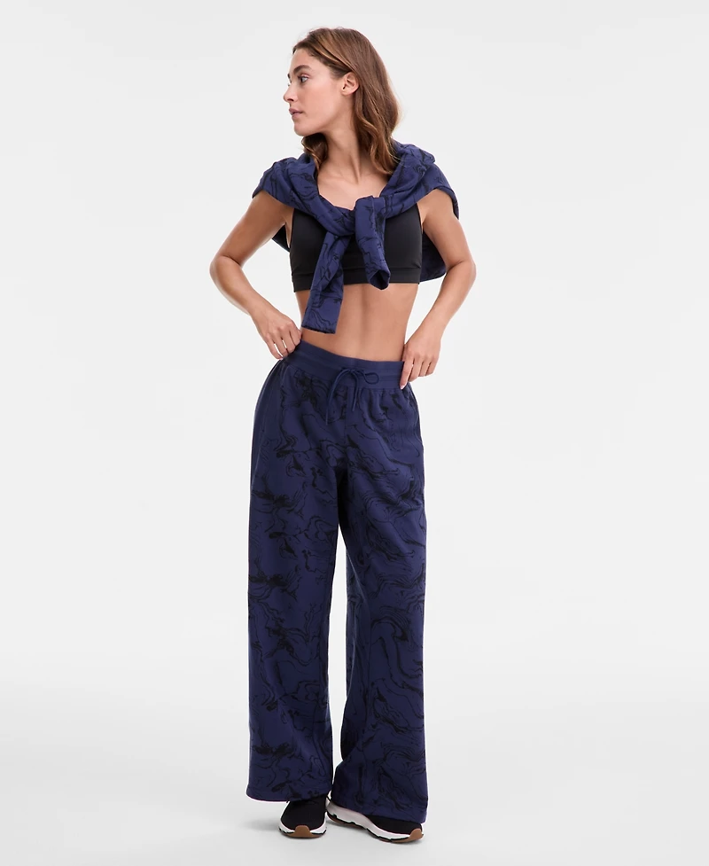 Id Ideology Women's Marbled Fleece Sweatpants, Macy's Exclusive
