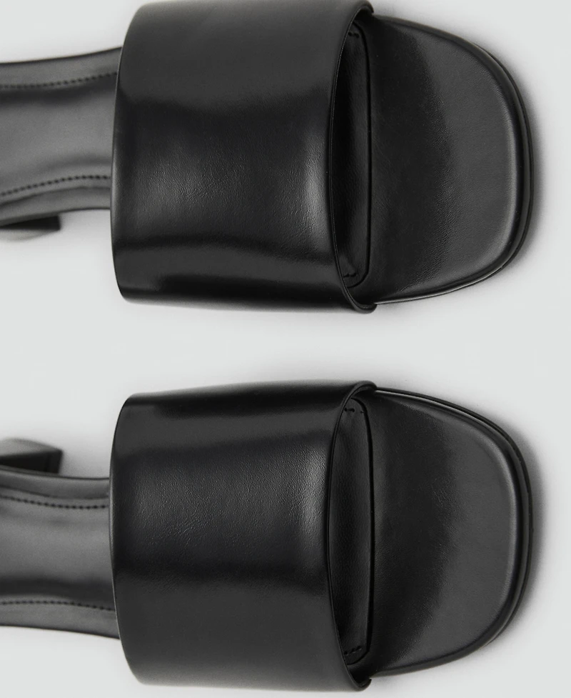 Mango Women's Block-Heel Strap Sandals