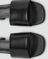 Mango Women's Block-Heel Strap Sandals