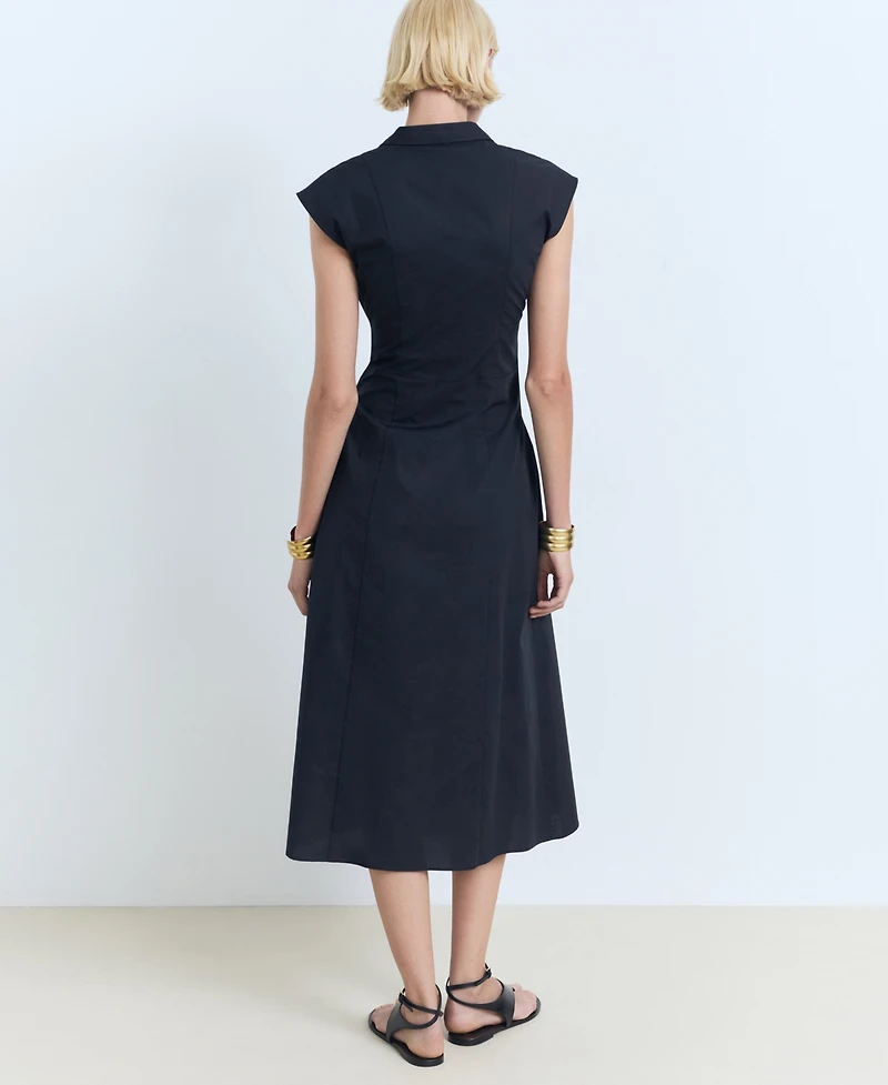 Mango Women's Knot Detail Midi Dress