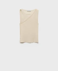Mango Women's Knitted Cut-Out Top