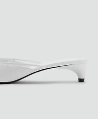 Mango Women's Bow Detail Kitten Shoes