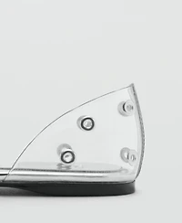 Mango Women's Eyelets Vinyl Shoes