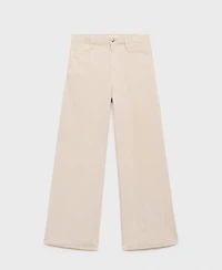 Mango Women's Straight-Fit Mid-Rise Denim Jeans