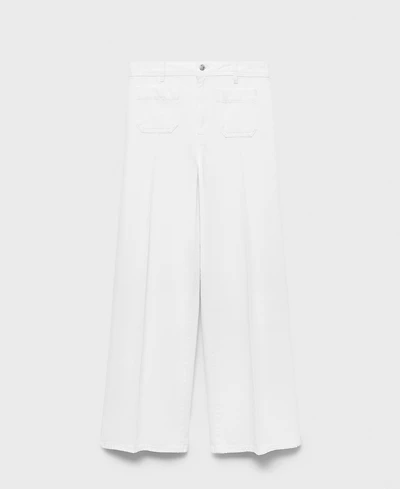 Mango Women's High-Rise Wide Leg Jeans