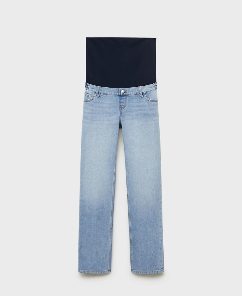 Mango Women's Maternity Straight Jeans