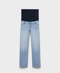 Mango Women's Maternity Straight Jeans