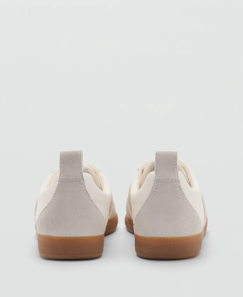 Mango Women's Contrast Panel Sneakers