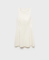 Mango Women's Short Denim Dress