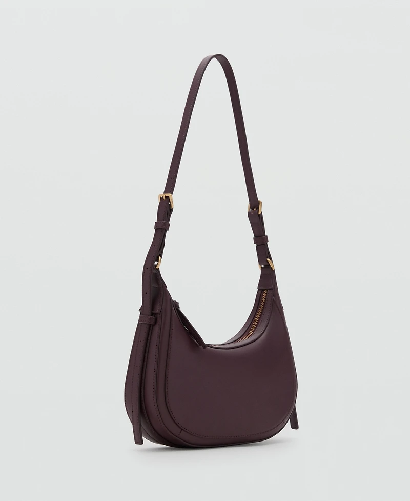 Mango Women's Oval Shoulder Bag