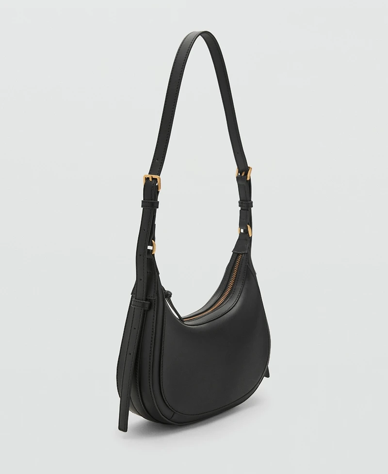 Mango Women's Oval Shoulder Bag