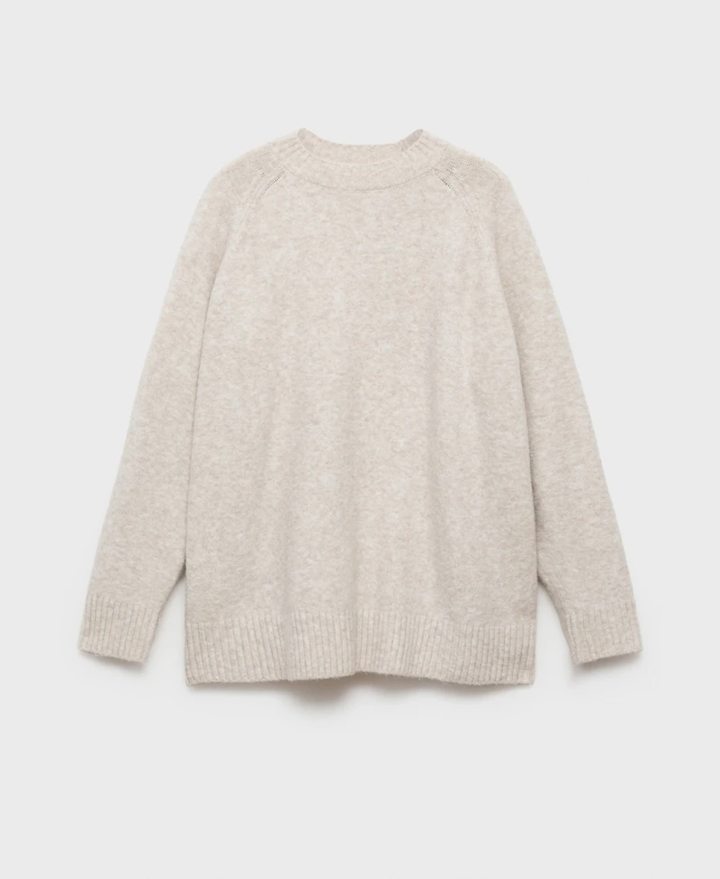 Mango Women's Round-Neck Knitted Sweater
