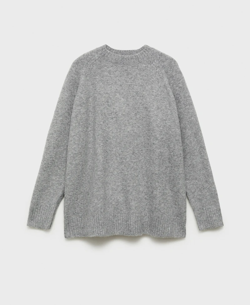Mango Women's Round-Neck Knitted Sweater
