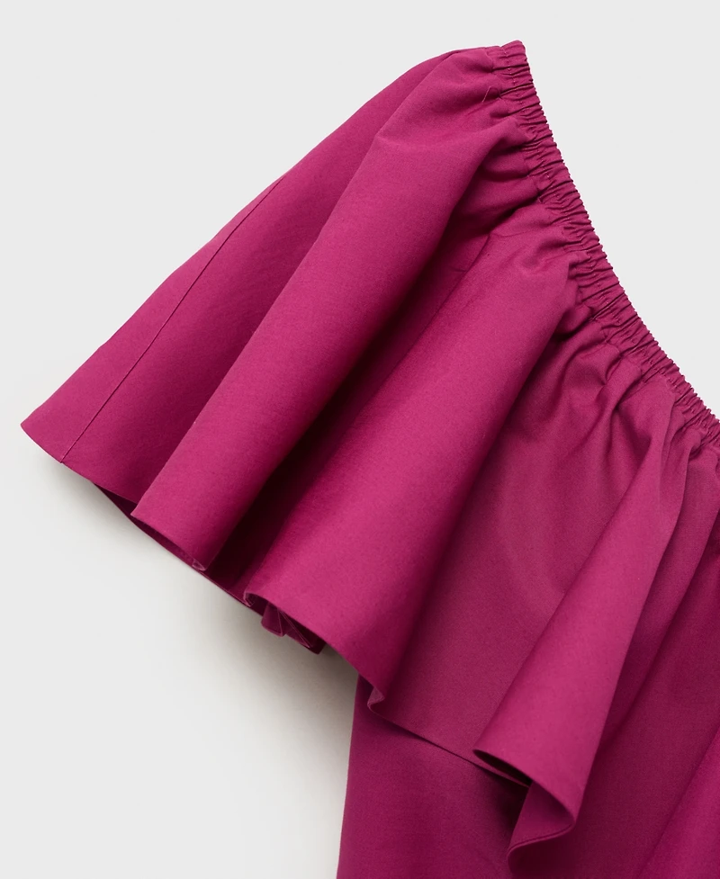 Mango Women's Asymmetrical Cut-Out Dress