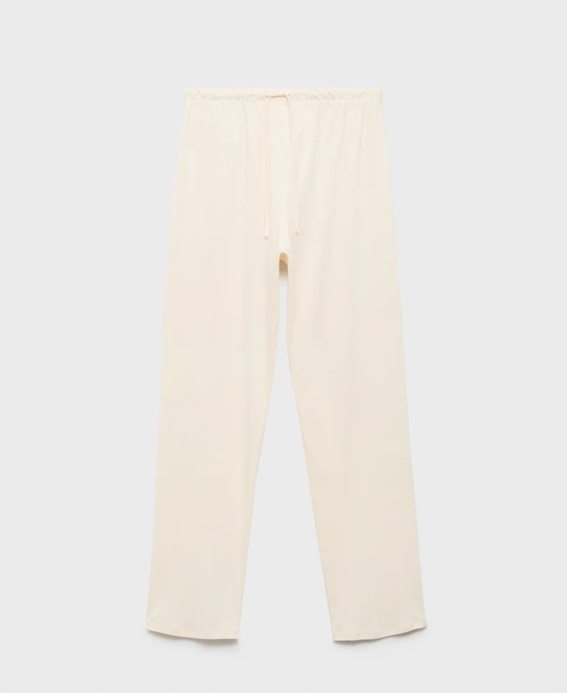 Mango Women's Plain Cotton Pajama Pants