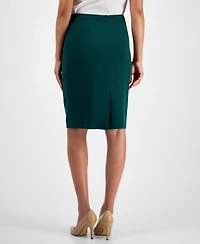 Kasper Women's Stretch-Crepe Slim Pencil Skirt