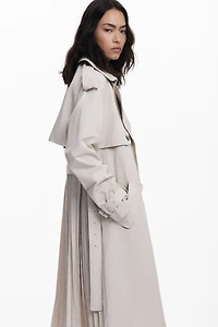 Desigual Women's Pleated back trench coat
