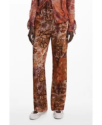 Desigual Women's Paisley corduroy pants