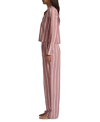 Tommy Hilfiger Women's Long Sleeve Top and High-Waist Pant Set