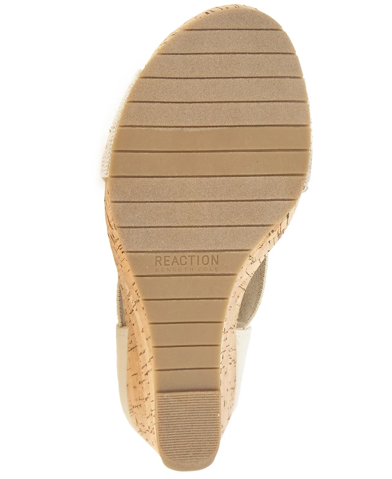 Kenneth Cole Reaction Women's Gelena Stretch Wedge Sandals