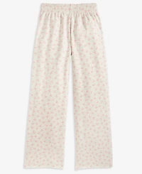 With Jules Girls 7-16 Wide-Leg Printed Sweatpants