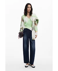 Desigual Women's Soft V-neck sweater