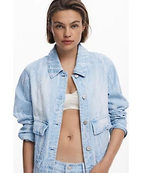 Desigual Women's Denim jacket with pockets