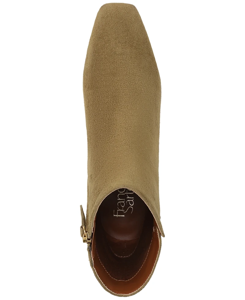 Franco Sarto Women's Luella Square Toe Zip Ankle Boots