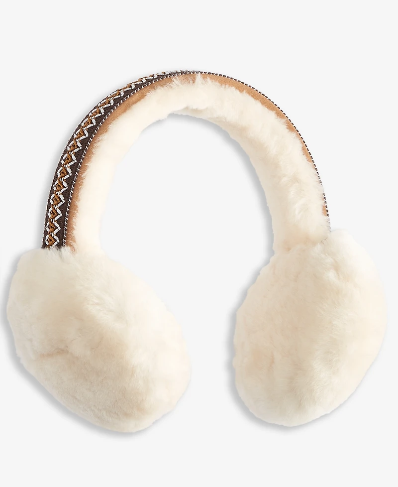Ugg Women's Braided Fur Earmuffs