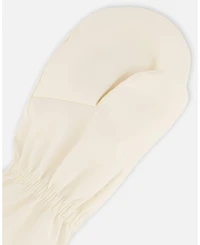 Deux par Baby Unisex Lined Mittens White Asparagus 