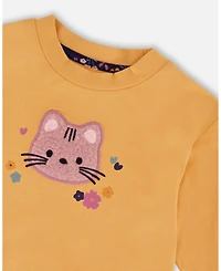 Deux par Girl Tunic and Leggings Set Golden Brown
