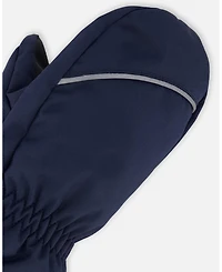 Deux par Kids Unisex Winter Mittens Play Navy Blue