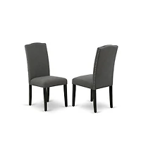 East West Furniture Dining Room Set Black