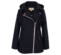 Michael Kors Toddler and Little Girls Asymmetric Zip Softshell Jacket