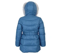 Michael Kors Toddler and Little Girls Belted Stadium Puffer Jacket