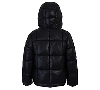 Michael Kors Toddler and Little Girls Faux Fur Pocket Puffer Jacket