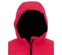 Bcbg Toddler and Little Girls Berber Lined Puffer Jacket