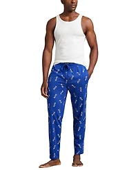 Polo Ralph Lauren Men's Rib Waistband Bear Knit Drawstring Pajama Pants