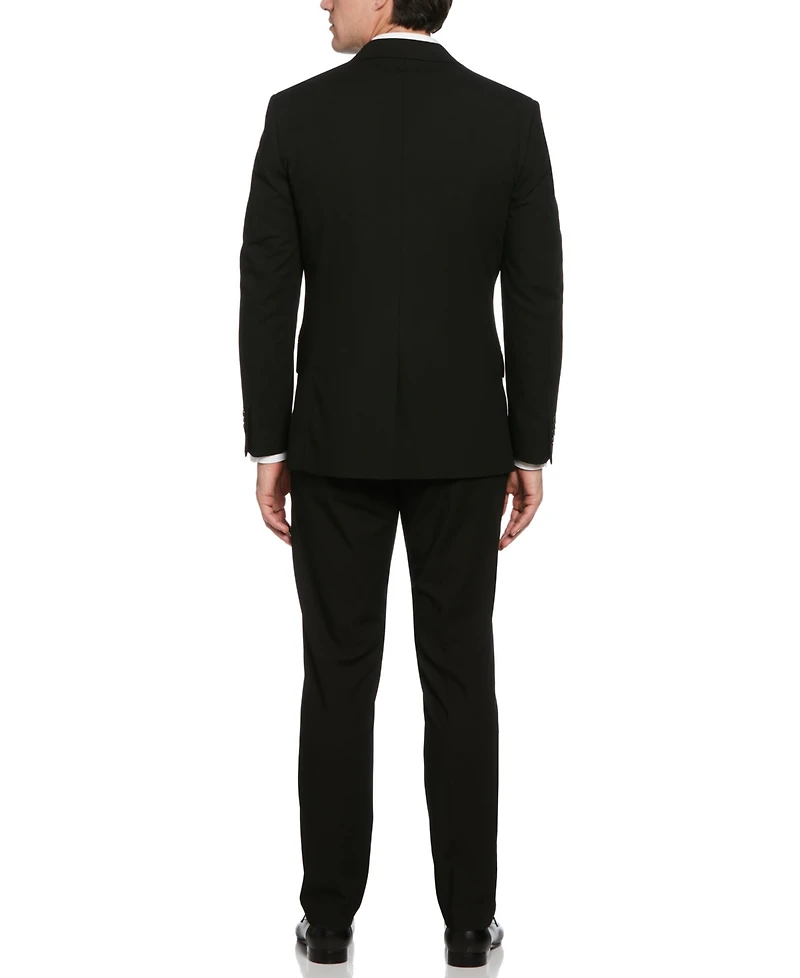 Perry Ellis Men's Dobby Louis Long Sleeve Slim Fit Suit Jacket