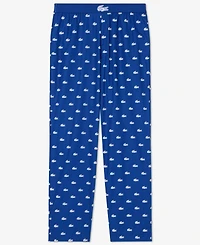 Lacoste Men's Woven Logo Pajama Pants