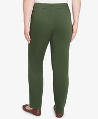 Alfred Dunner Petite Mount Laurel Allure Front Pocket Medium Length Pants