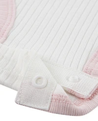 Huggies Baby Girl Short Sleeve Bodysuit, Quilted Cardigan and Pant, 3-Piece Set