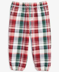 First Impressions Baby Boys Spruce Plaid Fleece Pants, Macy's Exclusive