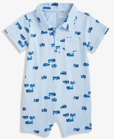 First Impressions Baby Boys (0-24) Geo Trucks Sunsuit, Macy's Exclusive