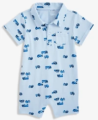 First Impressions Baby Boys (0-24) Geo Trucks Sunsuit, Macy's Exclusive