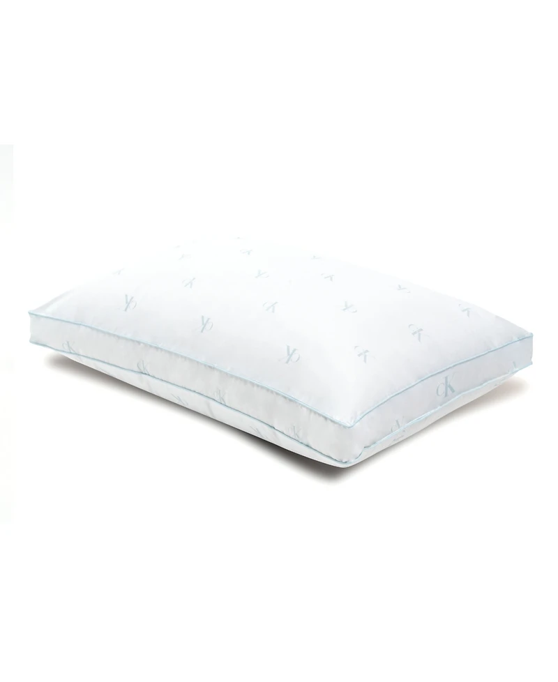 Calvin Klein Monogram Logo Density Collection Cotton X-Firm Pillow
