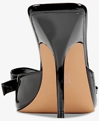 Aaj By Aminah Women's Giselle Bow Mule Dress Sandals