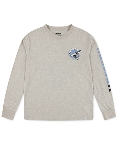 Hurley Big Boys Skelly Skater Long Sleeve T-Shirt